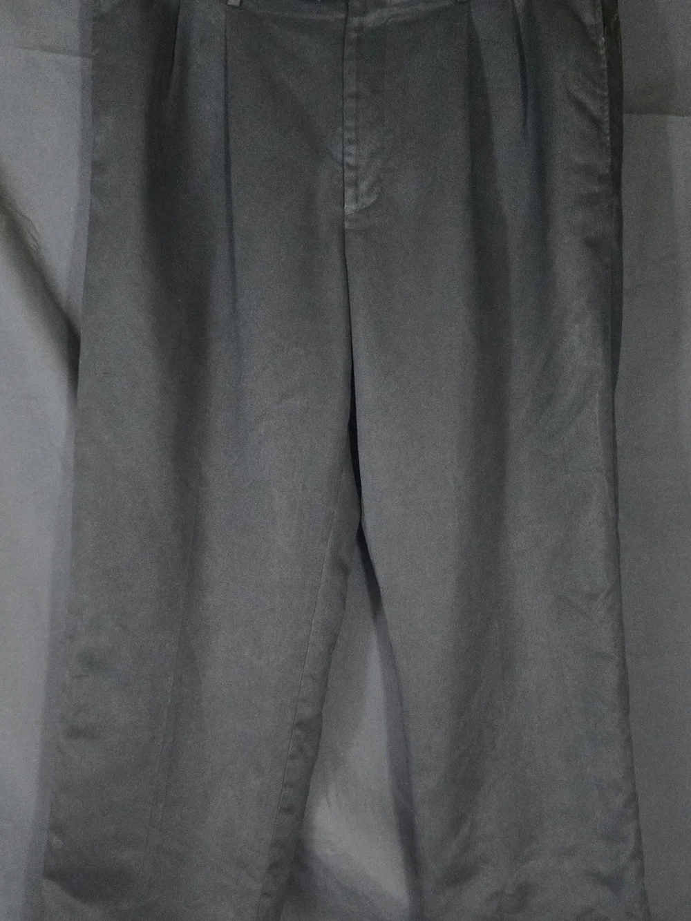 Men's Black Classic Straight-Leg Pants #362